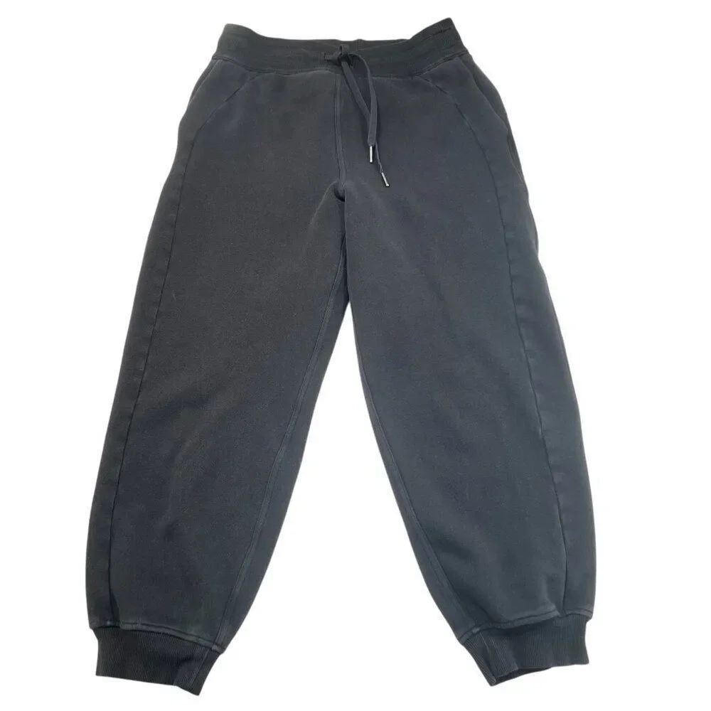 Lululemon Scuba Relaxed High Rise Jogger 24" Inseam Black Size 8